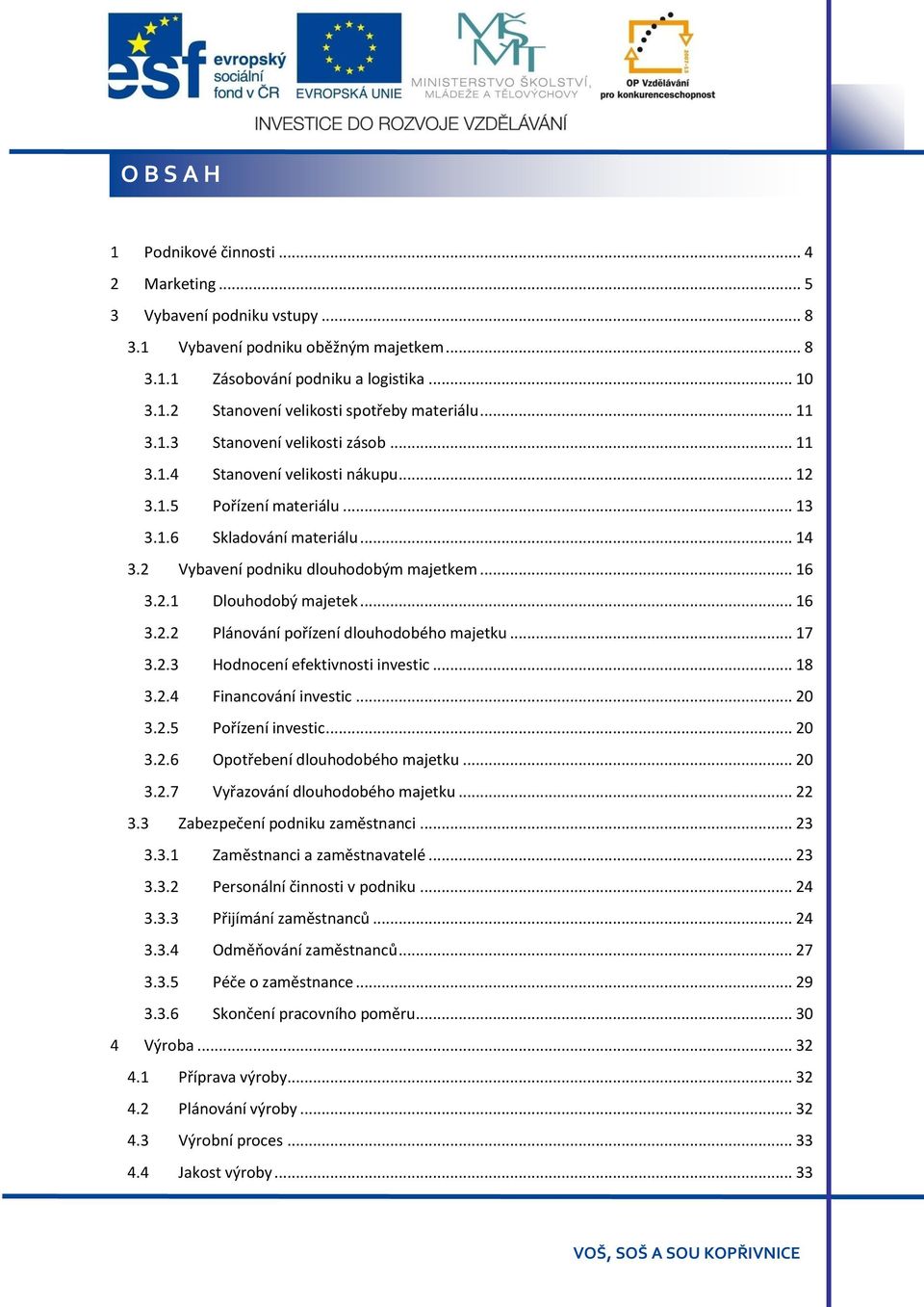 .. 16 3.2.2 Plánování pořízení dlouhodobého majetku... 17 3.2.3 Hodnocení efektivnosti investic... 18 3.2.4 Financování investic... 20 3.2.5 Pořízení investic... 20 3.2.6 Opotřebení dlouhodobého majetku.