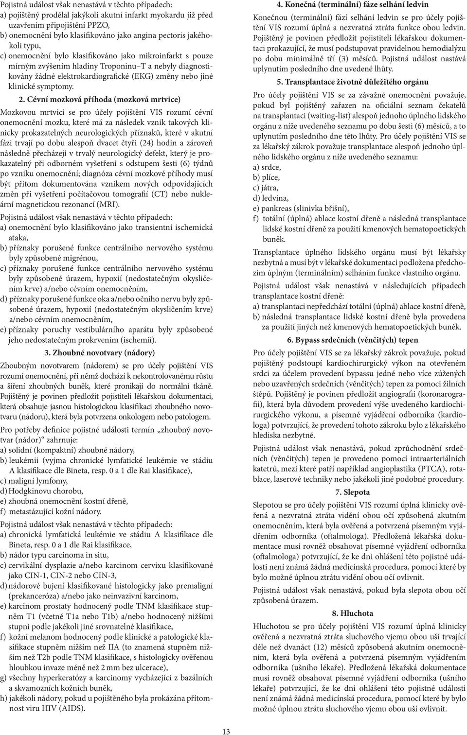 symptomy. 2.