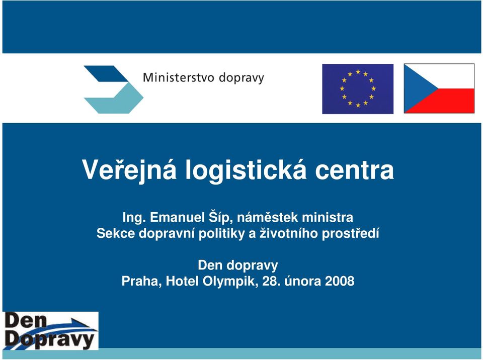 dopravní politiky a životního