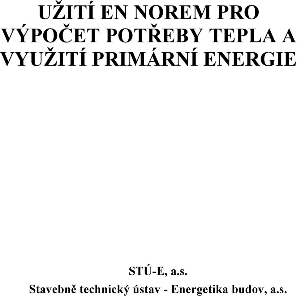 ENERGIE STÚ-E, a.s.