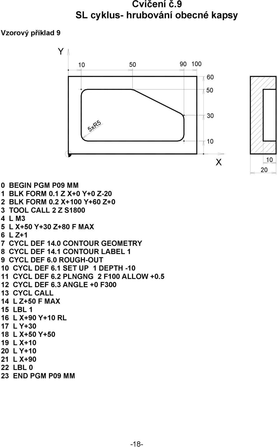 0 CONTOUR GEOMETR 8 CCL DEF 14.1 CONTOUR LABEL 1 9 CCL DEF 6.0 ROUGH-OUT 10 CCL DEF 6.1 SET UP 1 DEPTH -10 11 CCL DEF 6.