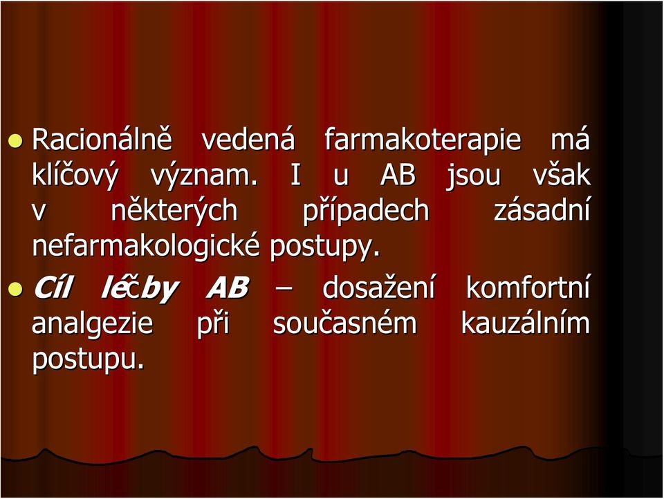 sadní nefarmakologické postupy.