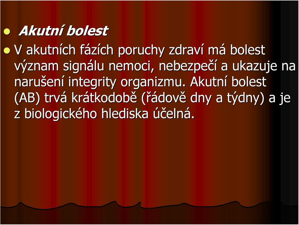 integrity organizmu.