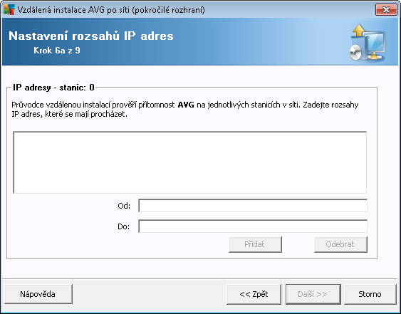 Tlačítkem Obnovit seznam lze aktualizovat stav všech stanic v seznamu. Pokračujte kapitolou Vzdálená instalace po síti - závěrečné kroky a dokončete proces vzdálené instalace. 5.3.2.