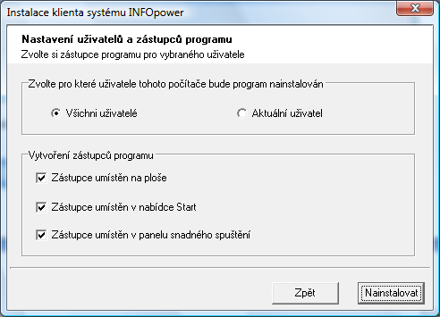 3. Zde se automaticky načte port pro komunikaci s SQL serverem. Tento port musí být na SQL serveru přes bránu firewall povolen pro příjem. Klikněte na tlačítko Pokračovat. 4.