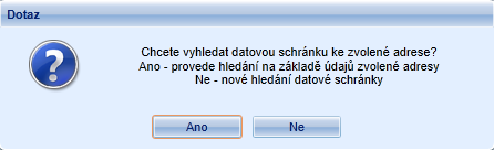 3. Záloţka Sloučené externí subjekty" Je zobrazeno pouze funkčním místům s konfigurační skupinou s nastaveným parametrem Povoleno slučování externích subjektů, či dostupným submodulem Administrace.