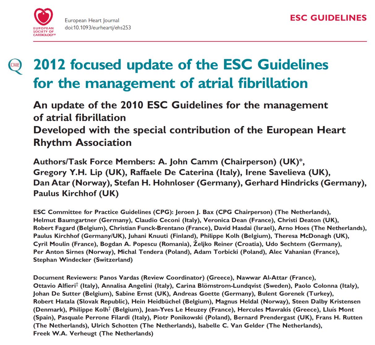 European Heart Journal doi:10.