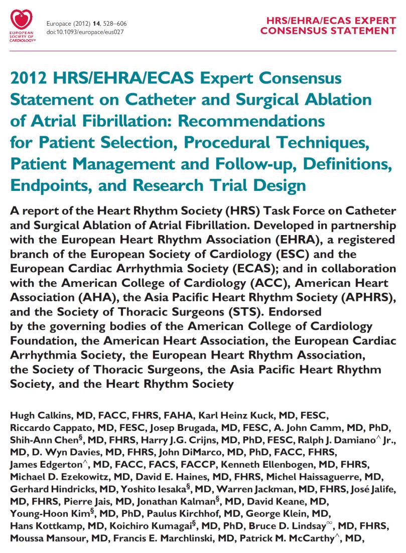 AF ablation European Heart