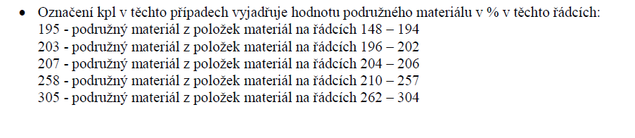2,65*(4,34+7,2+12+24) 125,981 2,7*(4,34+7,2+12+24) 128,358 3,2*(16,5+16,5) 105,600 2,5*2*(9,24+8,64+9,5) 136,900 2,6*(27,2) 70,720 "ocečet c9" -184,05-145,140 Součet 1 994,856 Součet pol.č.609 je špatný.