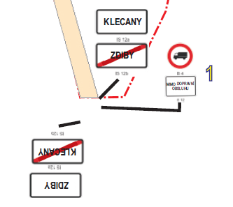 2. Návrh úprav dopravního značení Pod každou úpravou je uveden stávající stav a navržený stav.