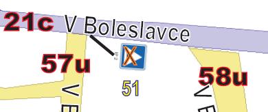 50 křižovatka Topolová, Luční na obě