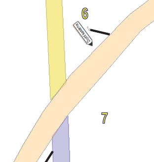 III/2425 a U Obalovny zrušeno 8 křižovatka III/2425 a U