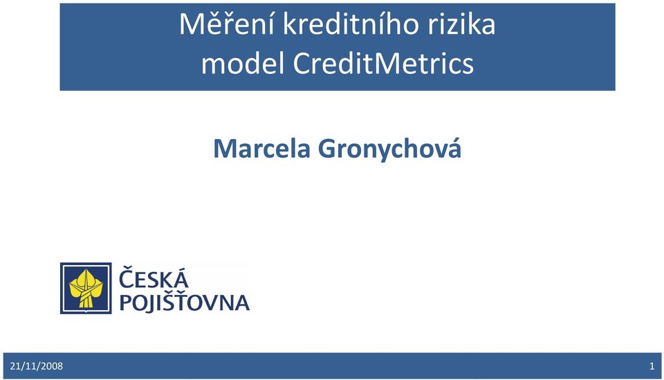 CreditMetrics