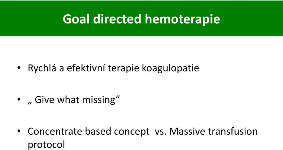 what missing Concentrate based