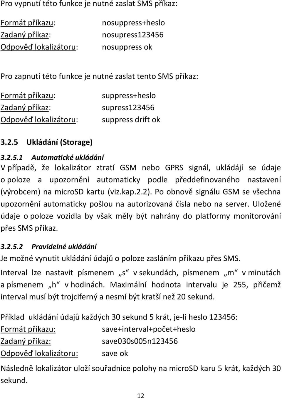 suppress drift ok 3.2.5 