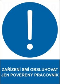 Vyznačení zákazu vstupu nepovolaným osobám z důvodu bezpečnosti. Při vstupu do daného prostoru. - v místech, kde hrozí zvýšené nebezpečí úrazu, - např. sklady chemikálií, hořlavých kapalin apod.