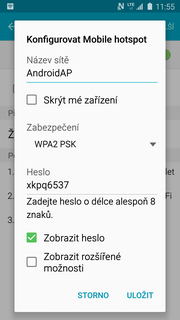 29 z 57 Nastavení. Vyberete možnost Mobilní hotspot a sdílení internetu. 3. Dále zvolíte Mobile hotspot. 4.