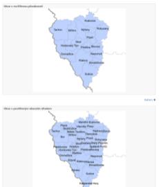 Kraj + Okresy + ORP (Statistické ukazatele v časových řadách) Hospodářské prostředí Životní prostředí Sociální