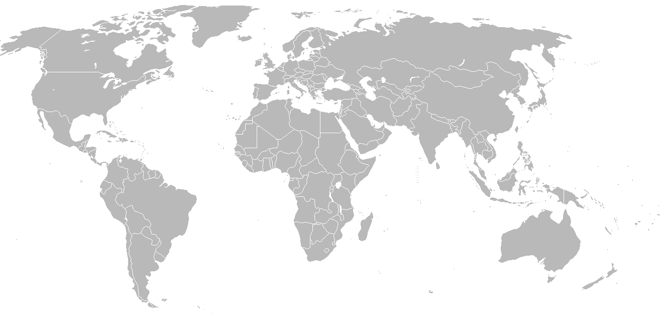 Naše globální přítomnost Země, kde máme zákazníky Země, kde máme