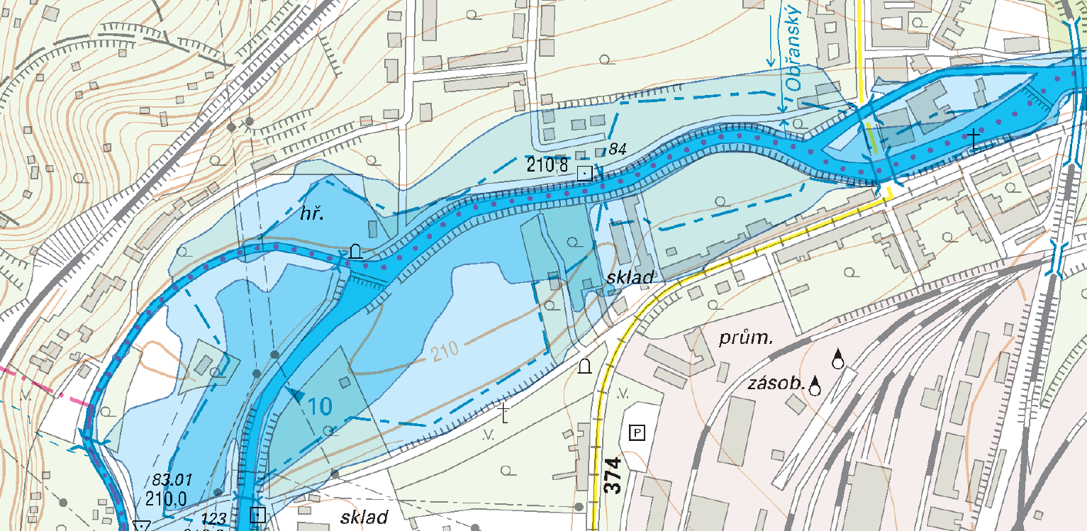 Obr. 31 Mapa záplavových území [5] Obr.