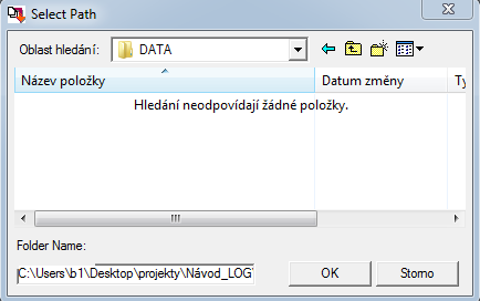 - V tomto aplikačním postupu si ukážeme připojení pomocí Ethernetu, připojení pomocí USB kabelu je totožné jako v předchozím případě. Postup 1.