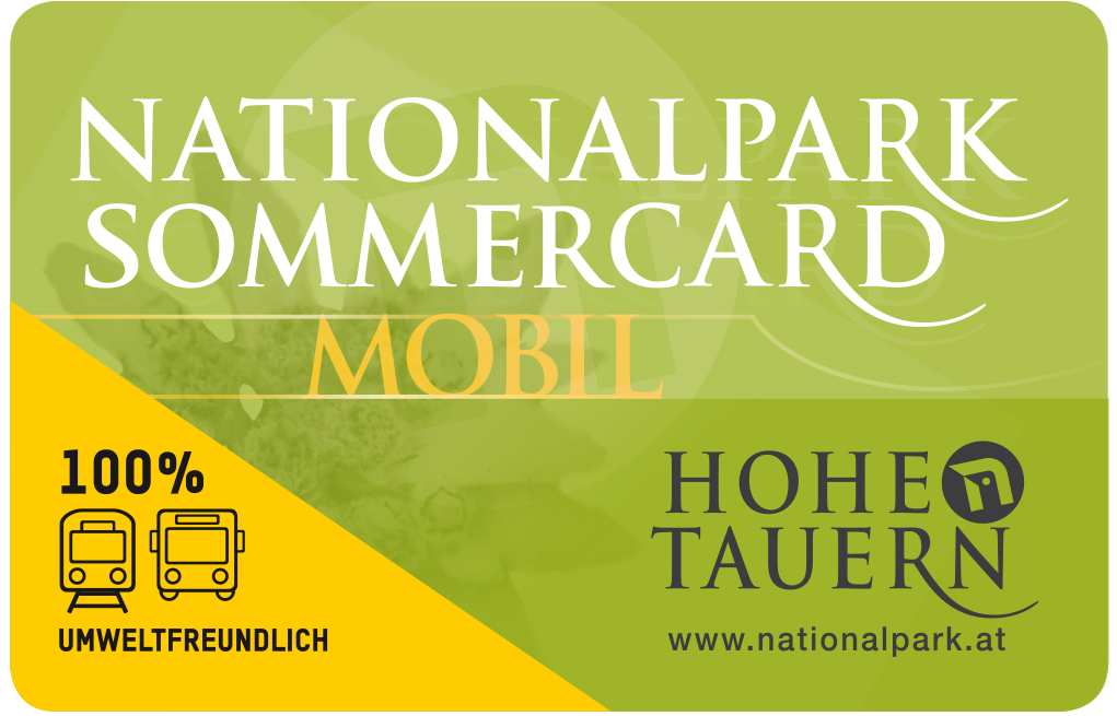 Nationalpark Sommercard Hohe Tauern 2016 Nationalpark Sommercard Hohe Tauern je all inclusive kartou, se kterou můžete navštívit více než 60 zajímavostí v regionu Národní park Hohe Tauern
