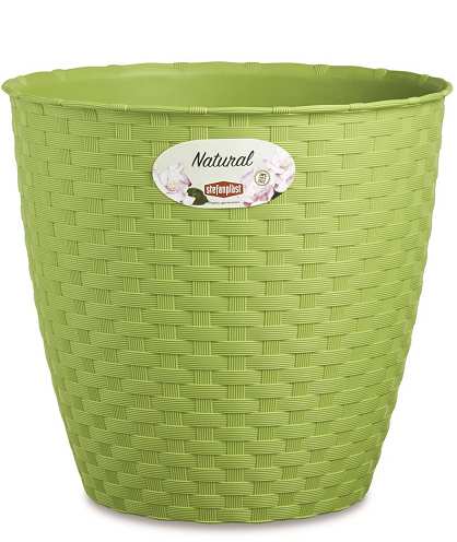 Objednací číslo:*1058 Žardina DK 18cm/bílá Tento výrobek lze užít jako obal i jako klasický květináč. Květináč vznikne jednoduchou úpravou - proražením zeslabených otvorů pro odtok vody.