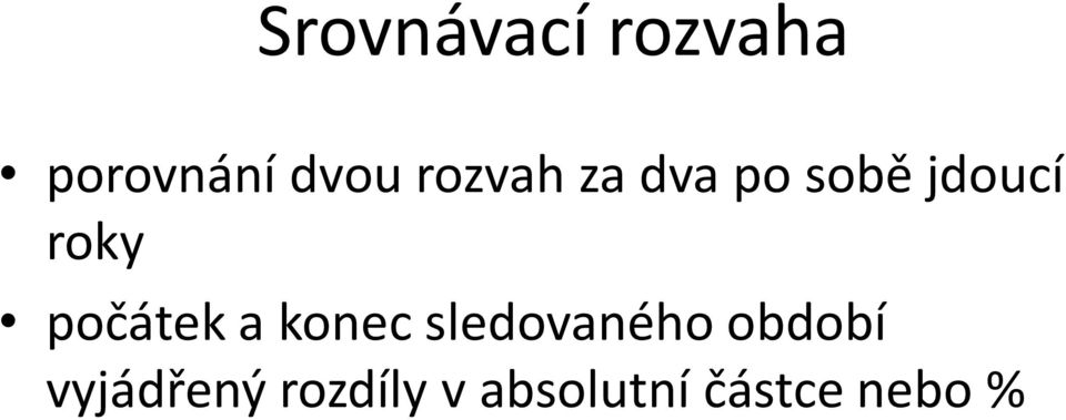počátek a konec sledovaného období