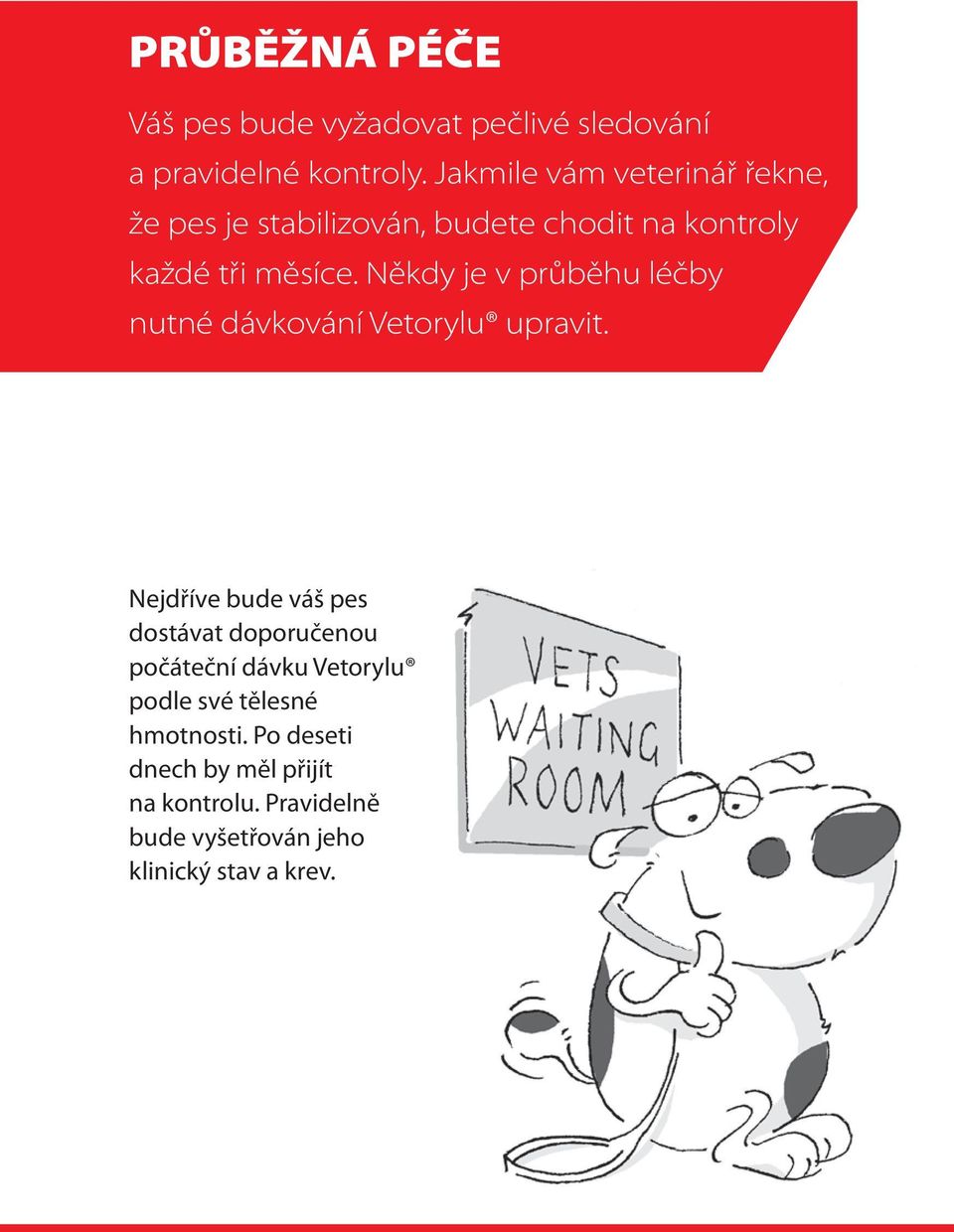 Někdy je v průběhu léčby nutné dávkování Vetorylu upravit.