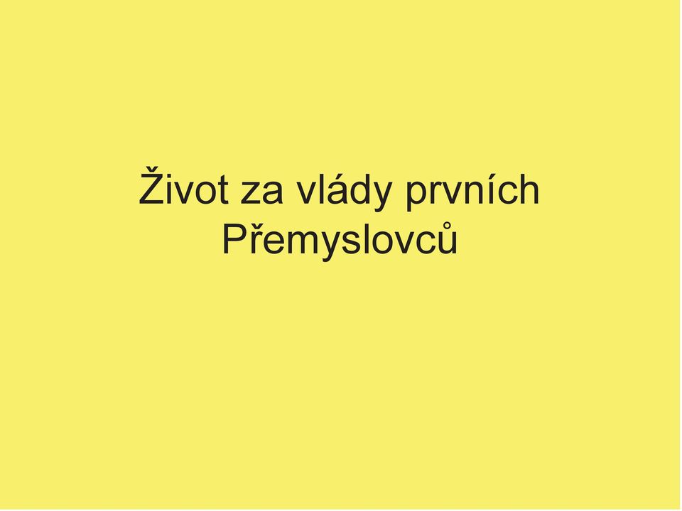 prvních