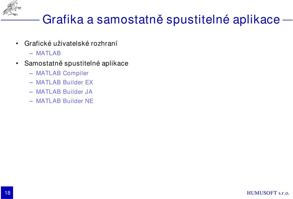 Samostatně spustitelné aplikace MATLAB