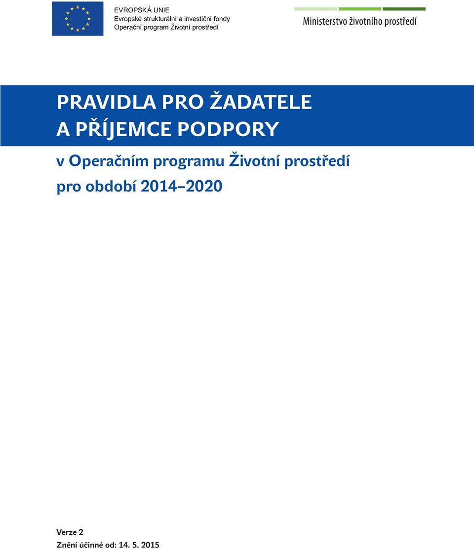 Živtní prstředí pr bdbí 2014