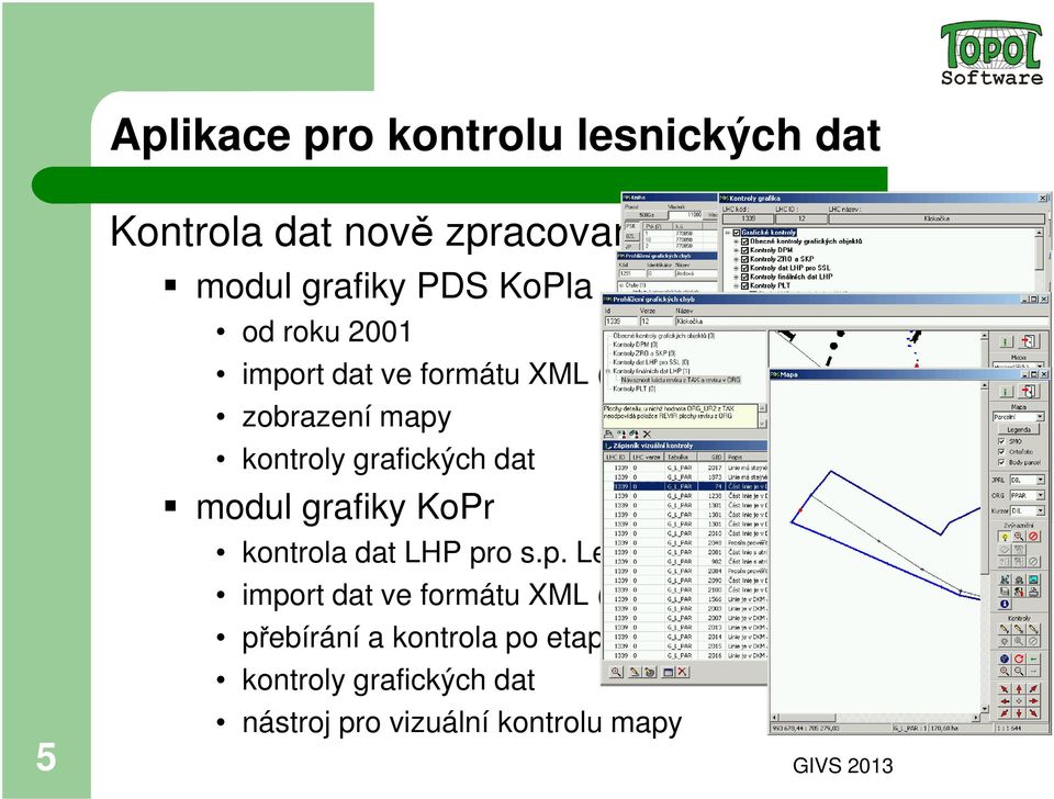 dat modul grafiky KoPr kontrola dat LHP pr