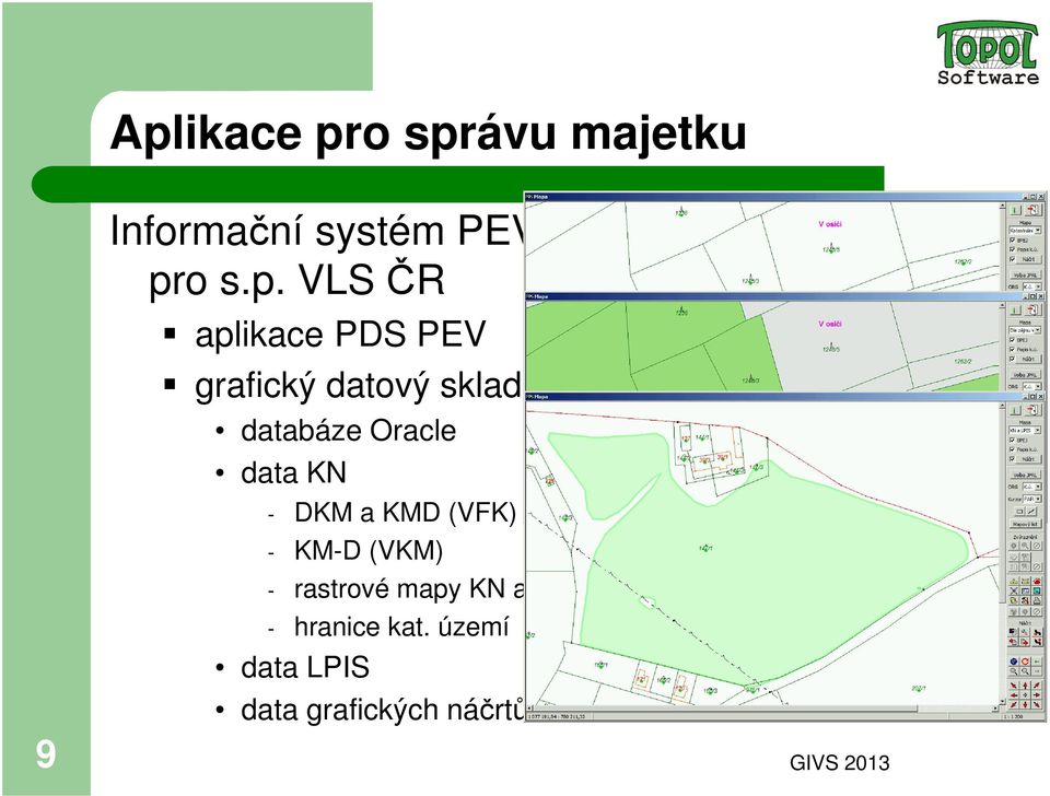 Oracle data KN - DKM a KMD (VFK) - KM-D (VKM) - rastrové