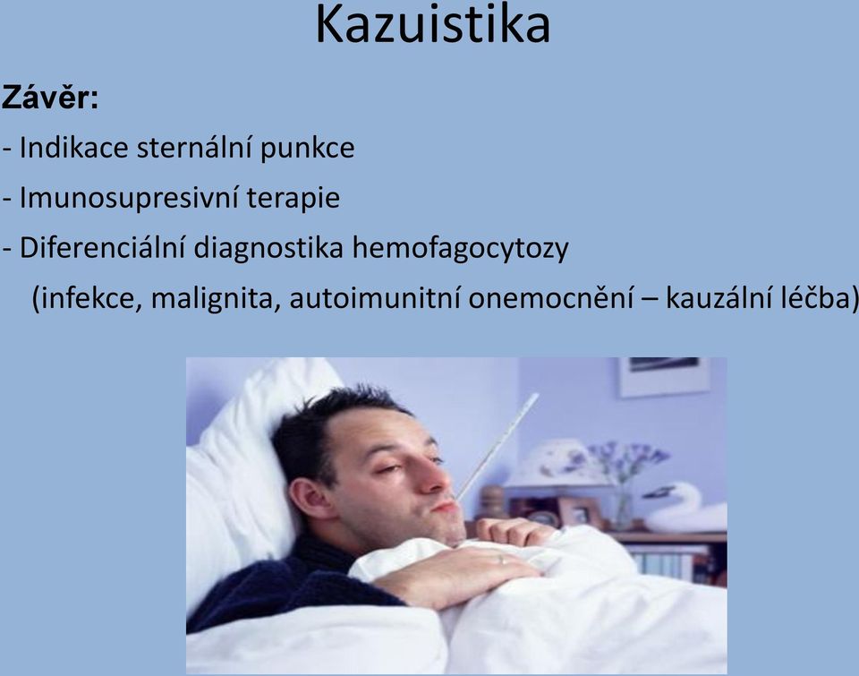Diferenciální diagnostika hemofagocytozy