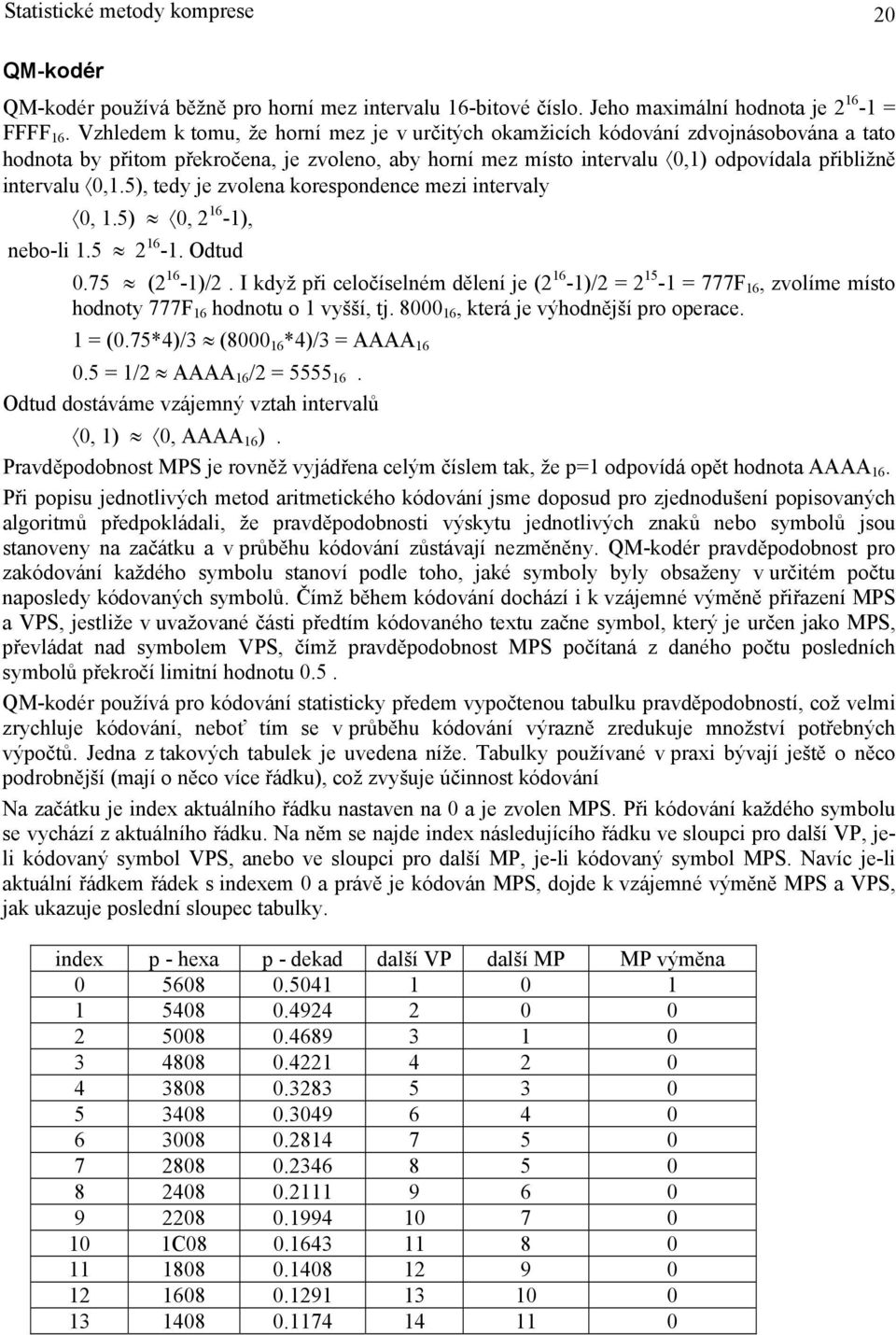 5), tedy je zvolena korespondence mezi intervaly, 1.5), 2 16-1), nebo-li 1.5 2 16-1. Odtud.75 (2 16-1)/2.