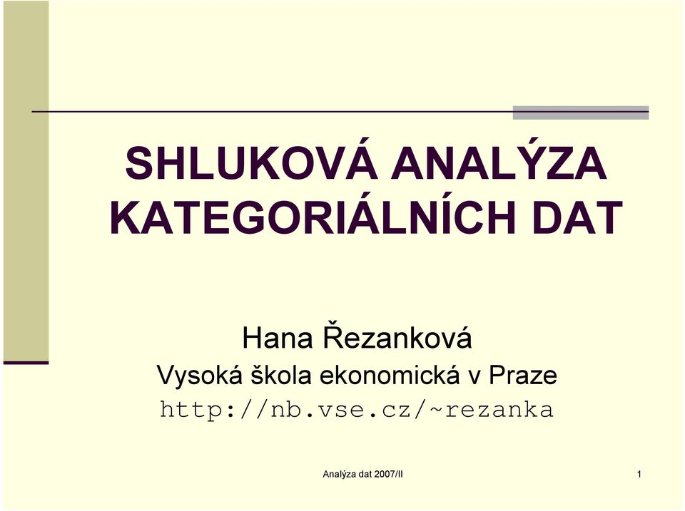 ekonomická v Praze htt://nb.vse.