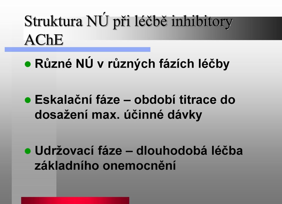 období titrace do dosaţení max.