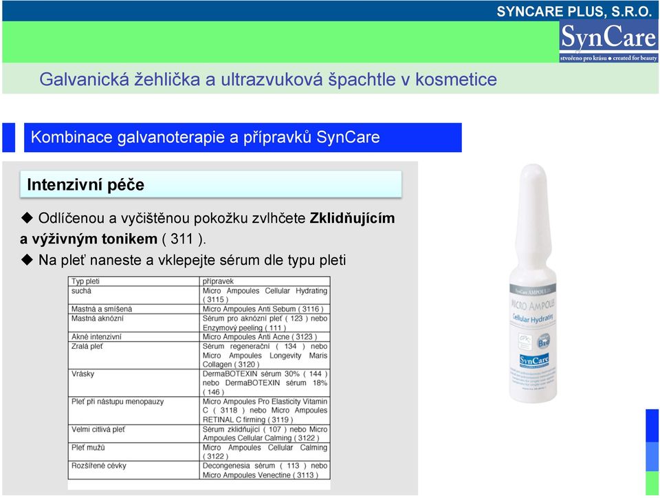 zvlhčete Zklidňujícím a výživným tonikem ( 311