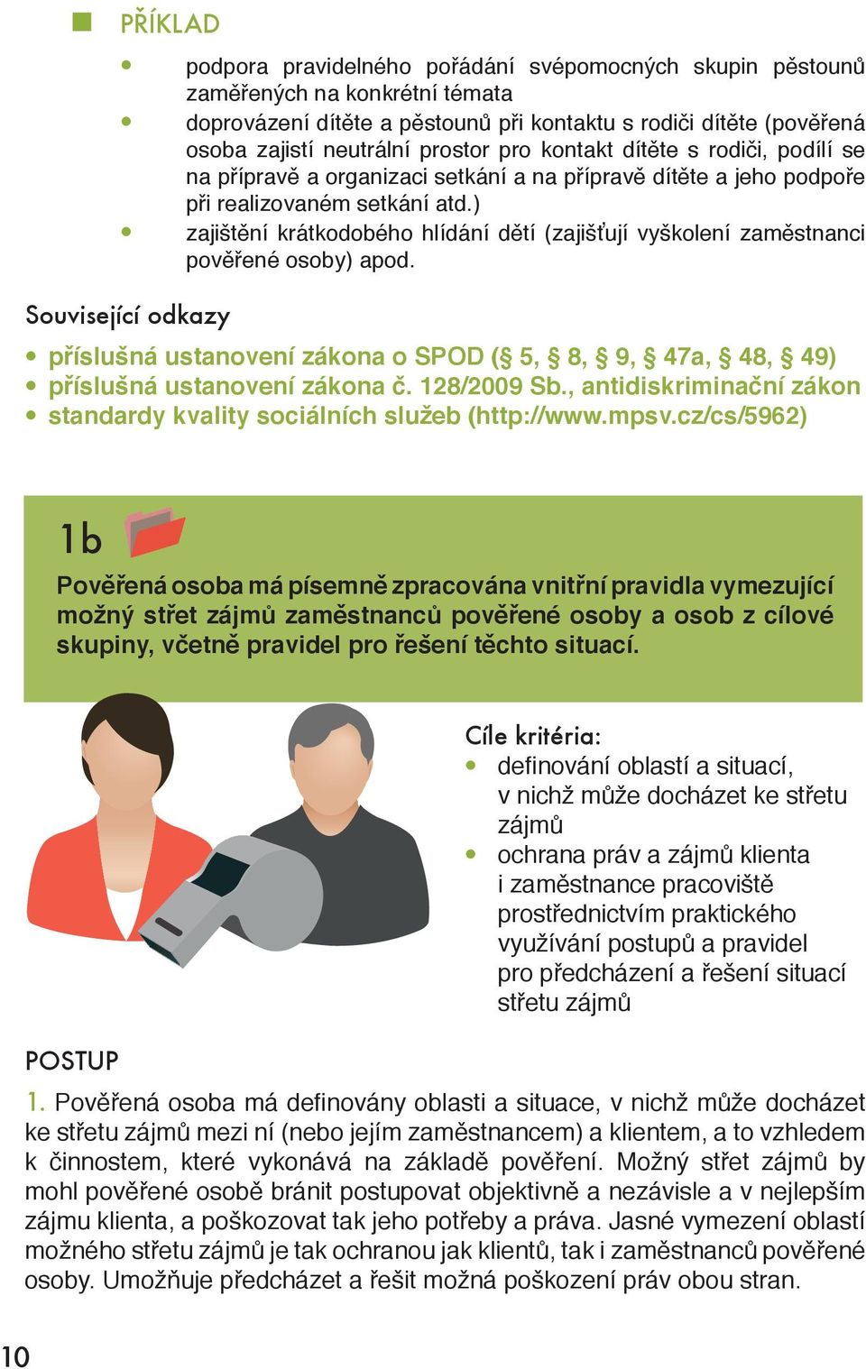 ) zajištění krátkodobého hlídání dětí (zajišťují vyškolení zaměstnanci pověřené osoby) apod.
