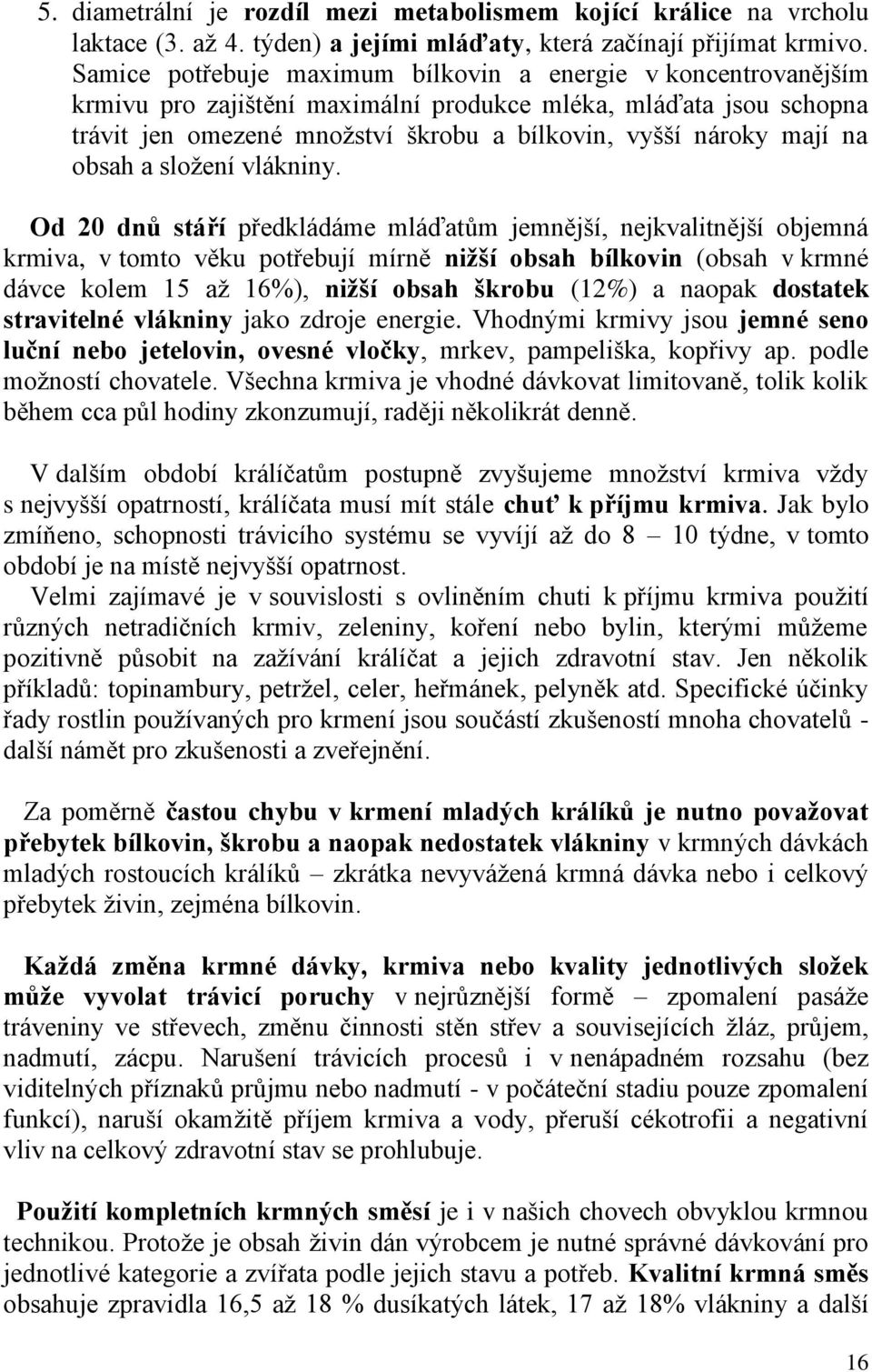 obsah a složení vlákniny.