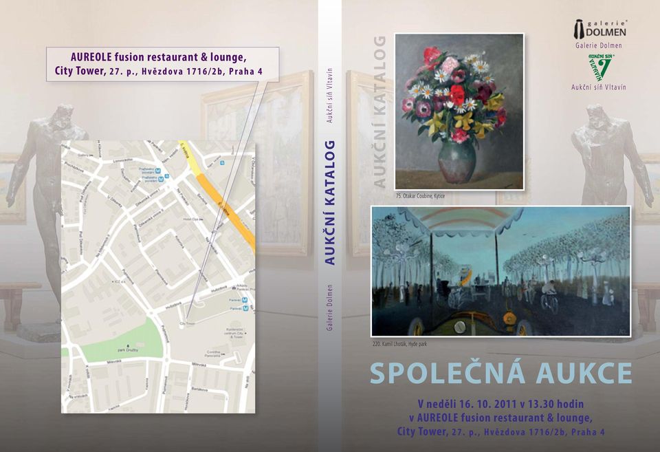 75. Otakar Coubine, Kytice Galerie Dolmen Aukční síň Vltavín 220.