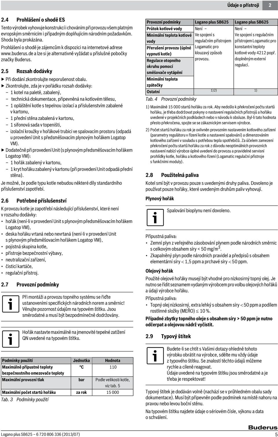 5 Rozsah dodávky Při dodání zkontrolujte neporušenost obalu.
