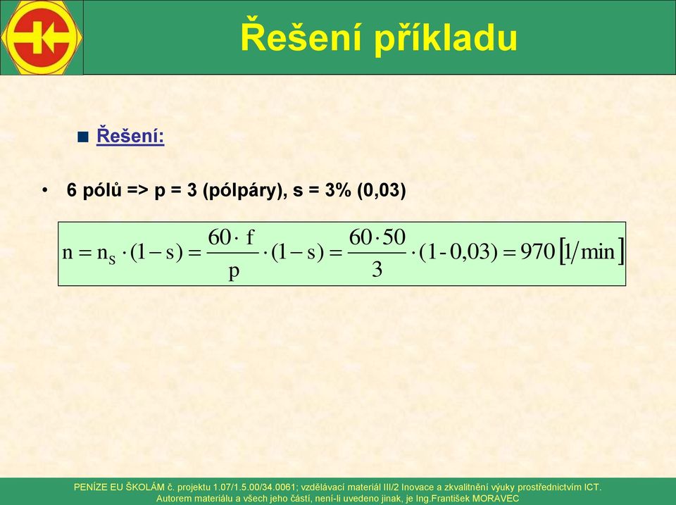 3% (0,03) n n S 60 f 6050 (