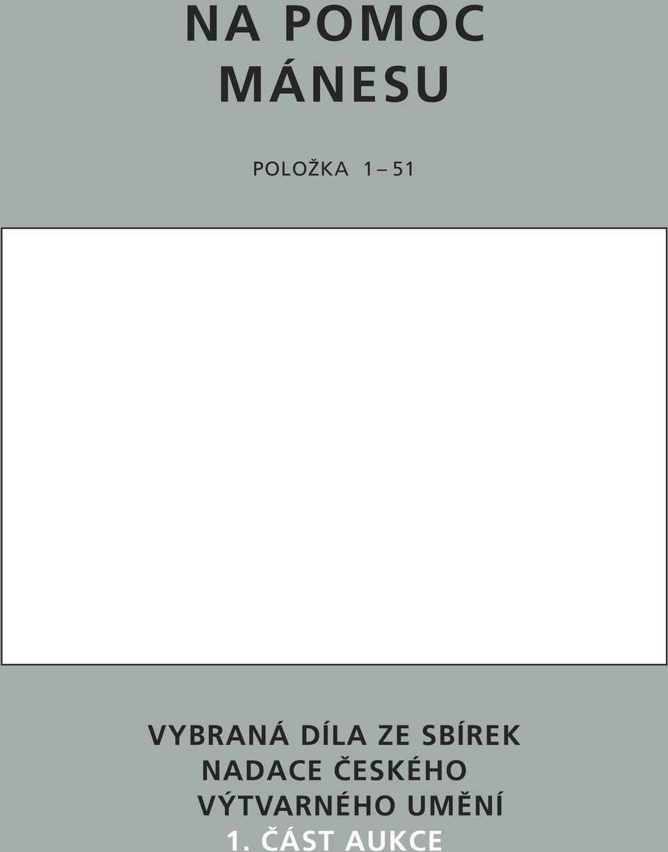 SBÍREK NADACE ČESKÉHO