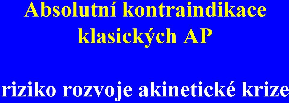 klasických AP