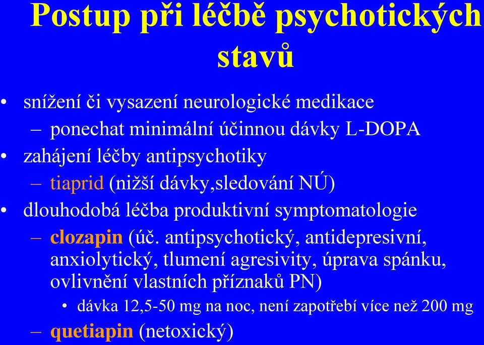 symptomatologie clozapin (úč.