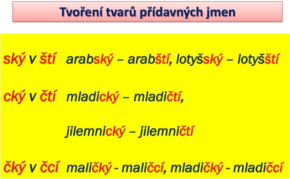 čtí mladický mladičtí, jilemnický