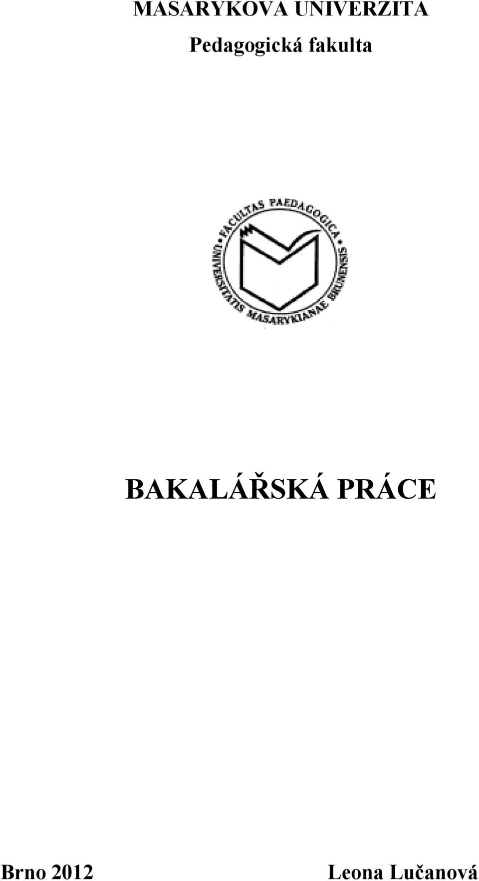 Pedagogická fakulta