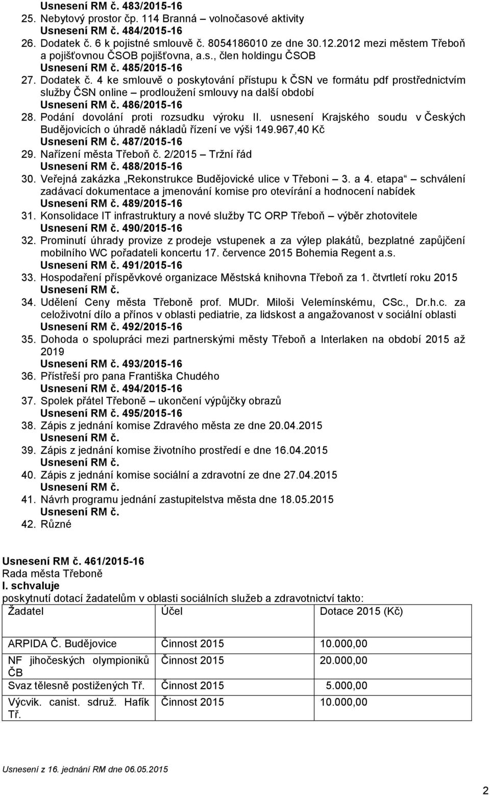 4 ke smlouvě o poskytování přístupu k ČSN ve formátu pdf prostřednictvím služby ČSN online prodloužení smlouvy na další období 486/2015-16 28. Podání dovolání proti rozsudku výroku II.